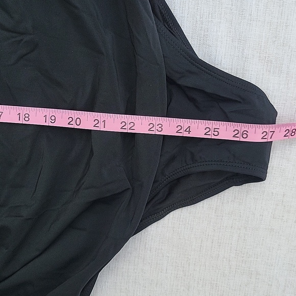 Women's Plus Size Swimsuit One Piece Tummy Control High Neck Swimsuit - Picture 8 of 15